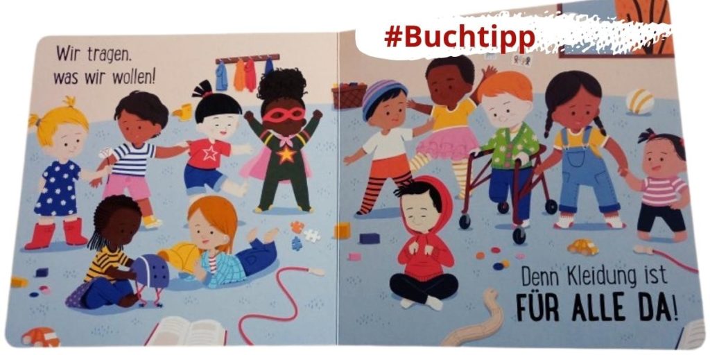 Buchseite aus "Kleider ist für alle da"