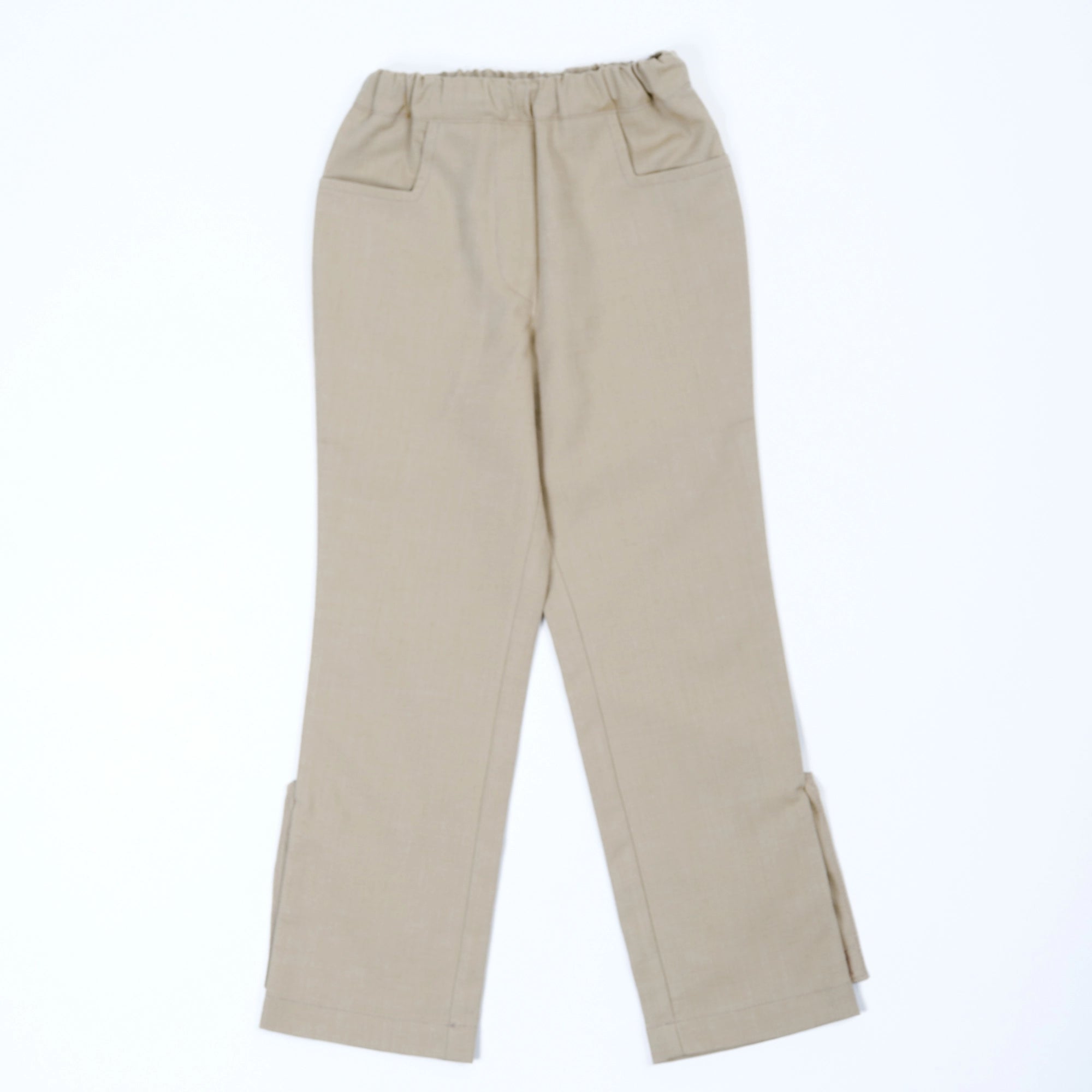 pauakids Mitwachshose beige Vorderansicht