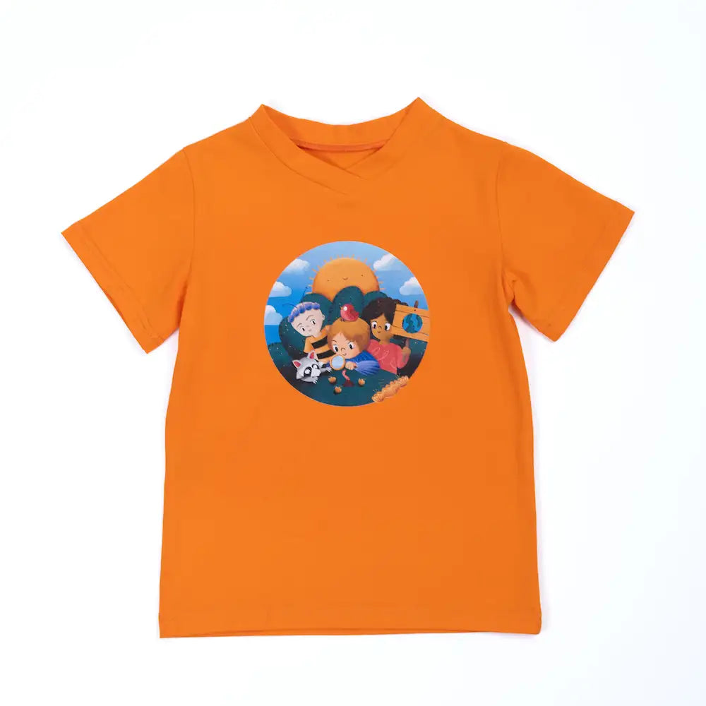 Unisex T-Shirt Kinder, orange, kids for nature Print