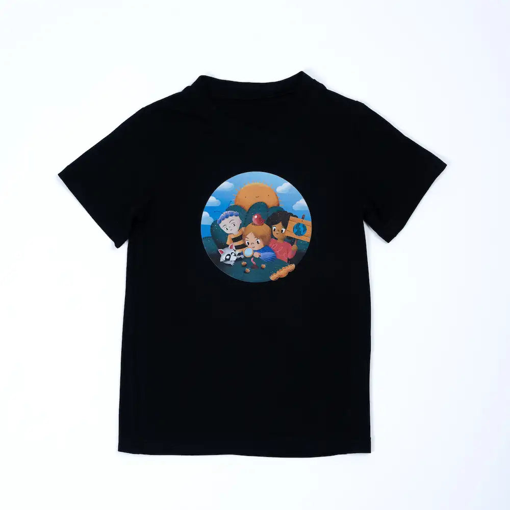 Kurzarm-Shirt Micromodal, Kids for nature - pauakids