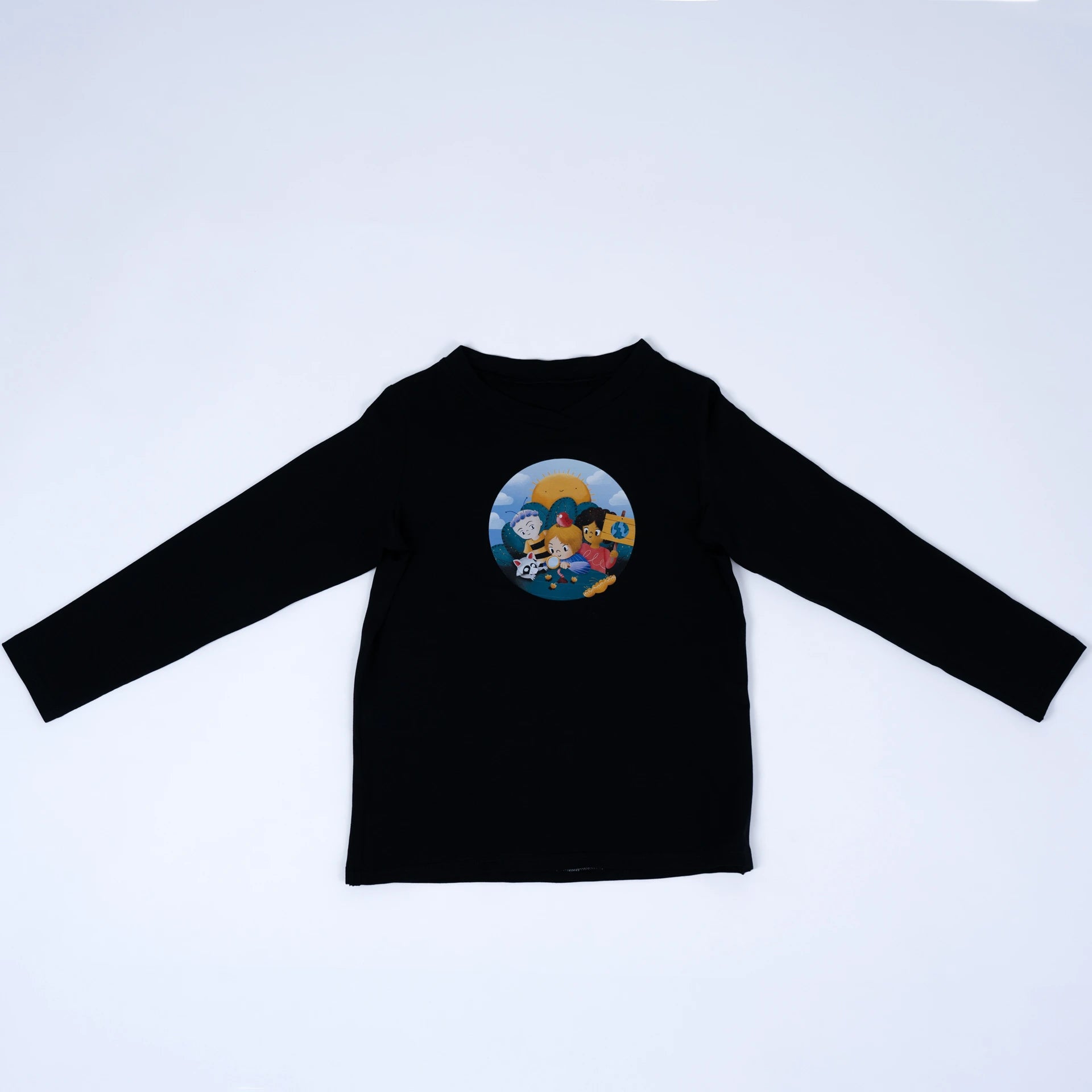 pauakids Unisex Micro Modal Langarmshirt Green Generations