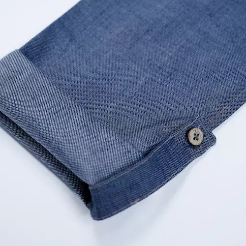 pauakids Mitwachs-Hose blau, Länge mit Band einstellbar