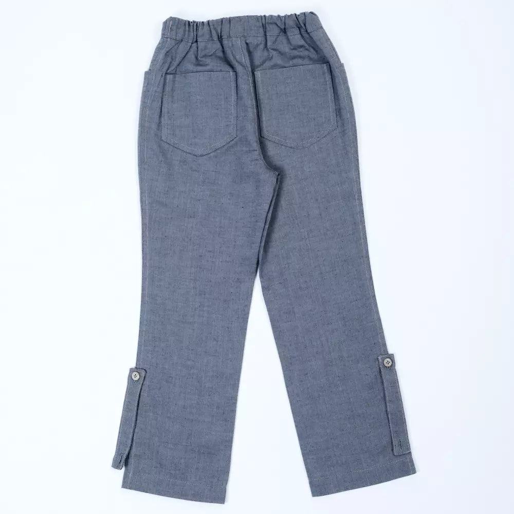 pauakids Mitwachs-Hose grau, Rückansicht